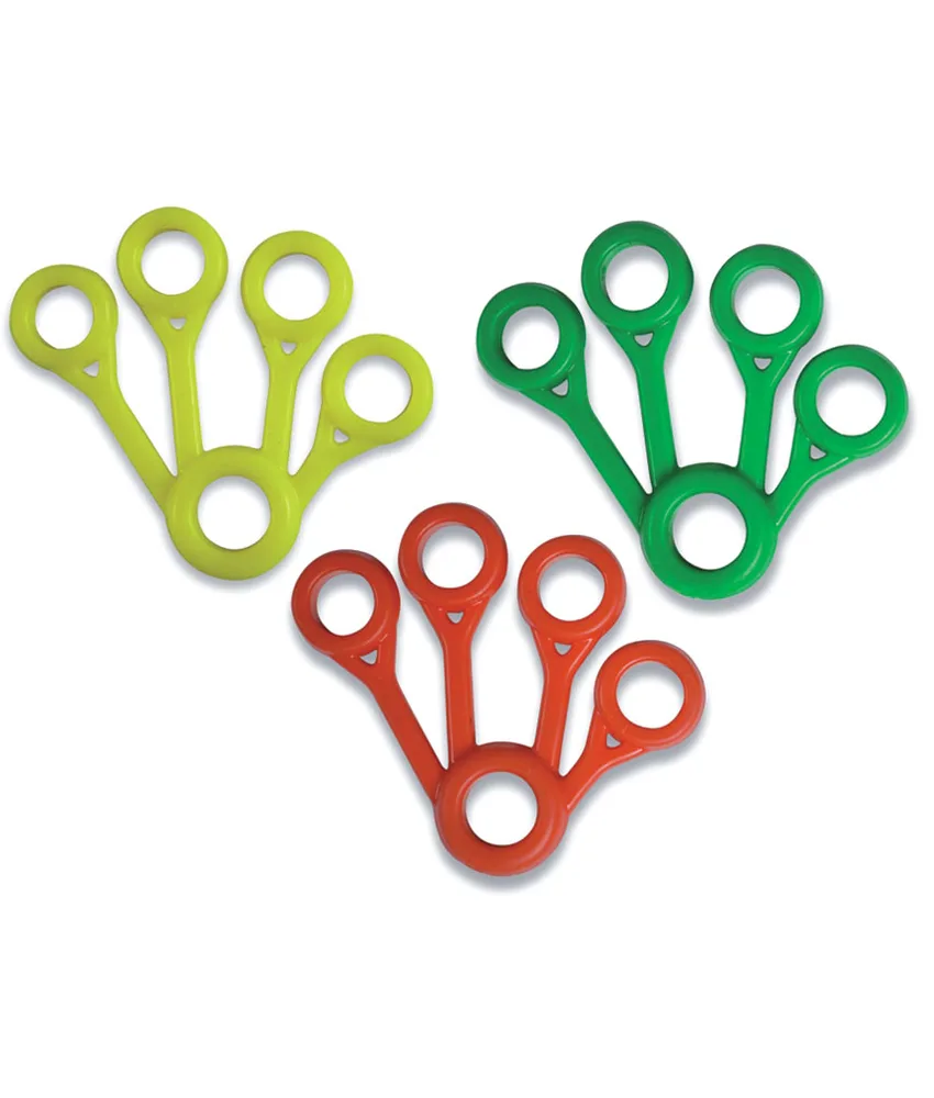 3 pezzi esercitatore dita, leggero, medio e alto