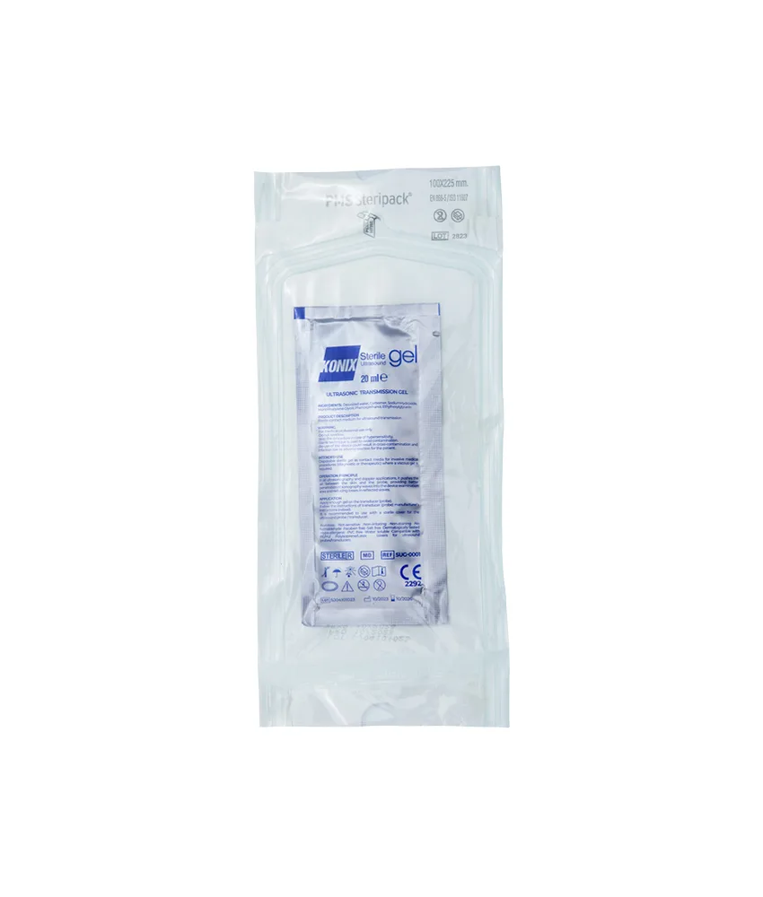 48 pezzi gel ultrasuoni sterile, bustina 20 ml