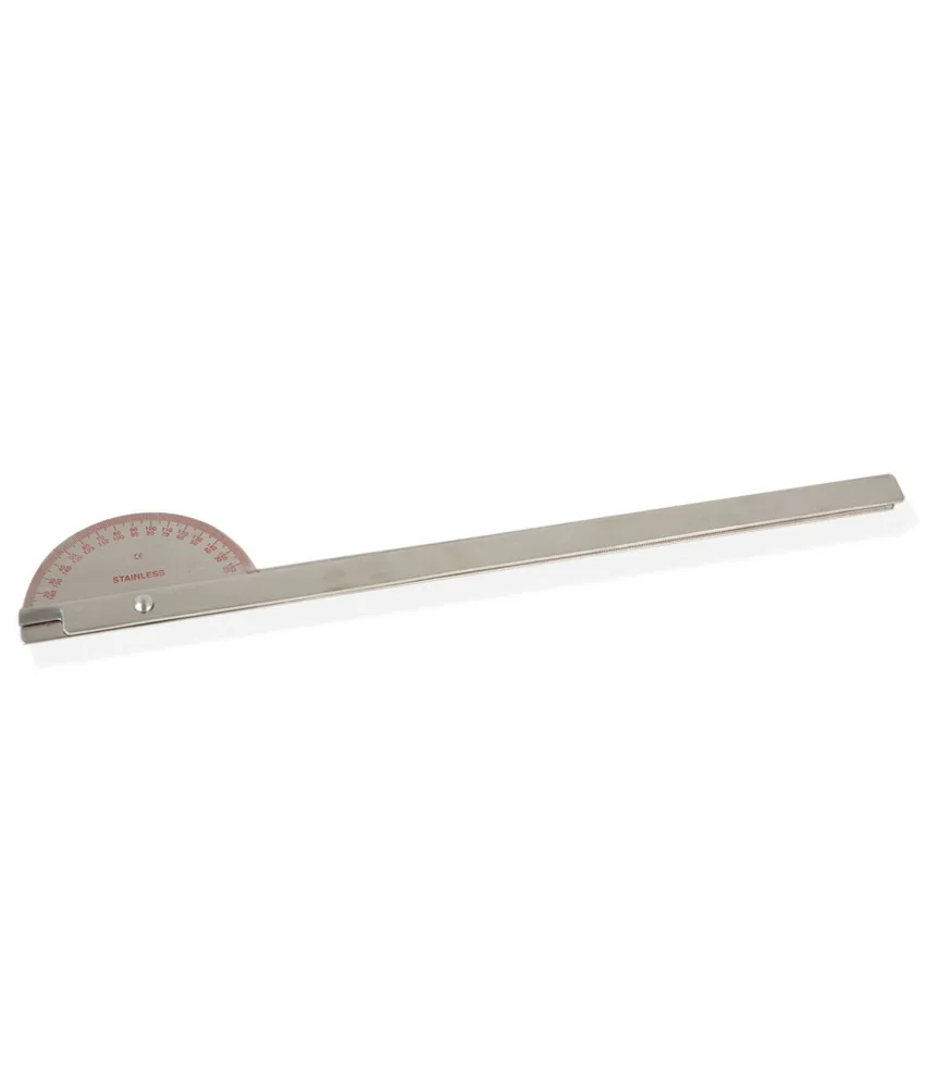 Goniometro da dita, 15 cm - 180° segnati in incrementi di 5°