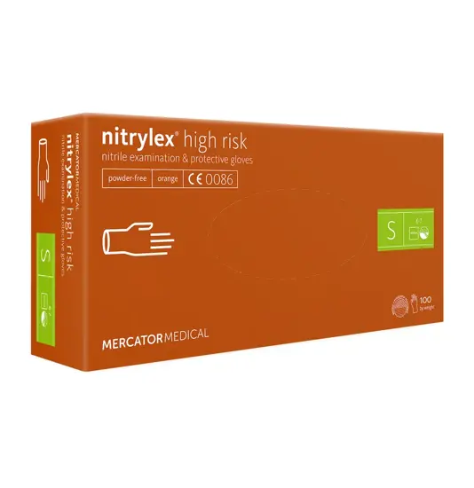 guanti in nitrile  Nitrylex Orange