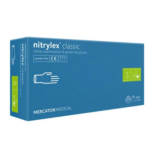 guanti monouso in nitrile Mercator Nytrilex Classic