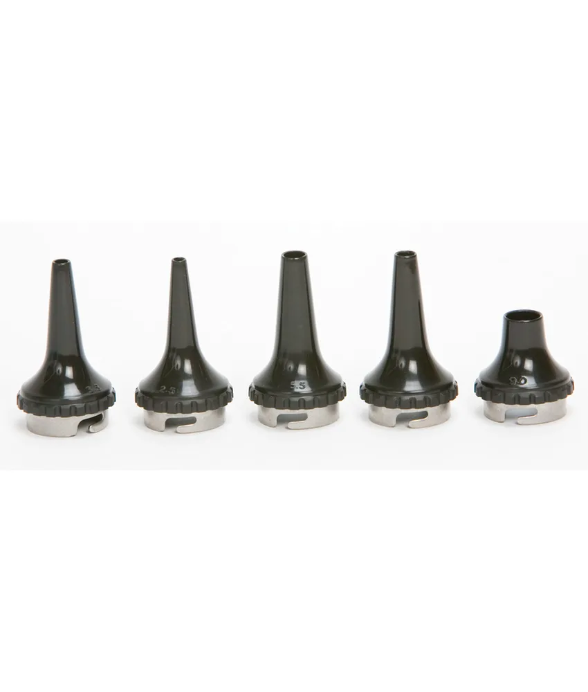 Kit di 5 speculum autoclavabili, Ø 2.5 - 3.5 - 4.5 - 5.5 - 9 mm