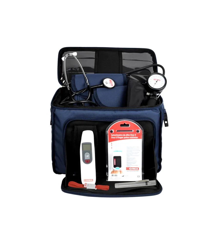 Kit dottore, borsa utility - blu