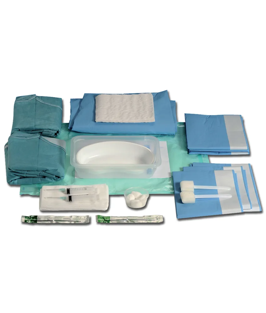 Kit per interventi chirurgici generale, busta PE + tyvek da strappare