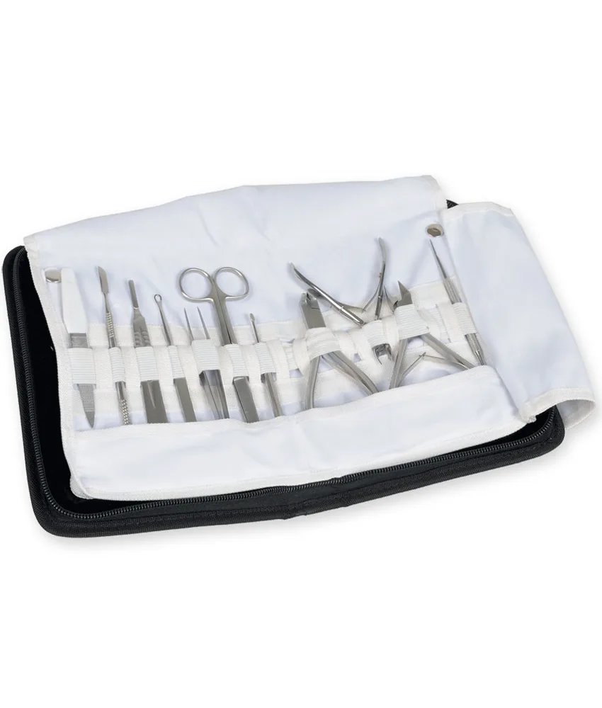 Kit podologia professionale, 11 strumenti