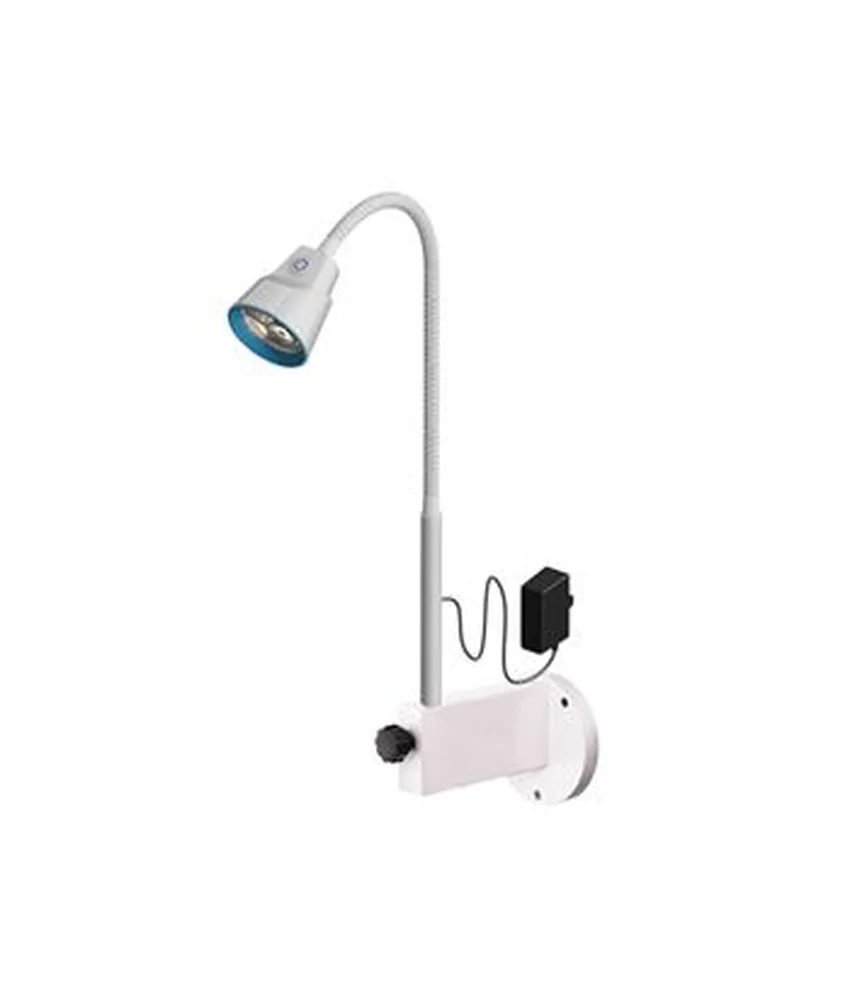 Lampada alogena Alfa-Flex, braccio flessibile