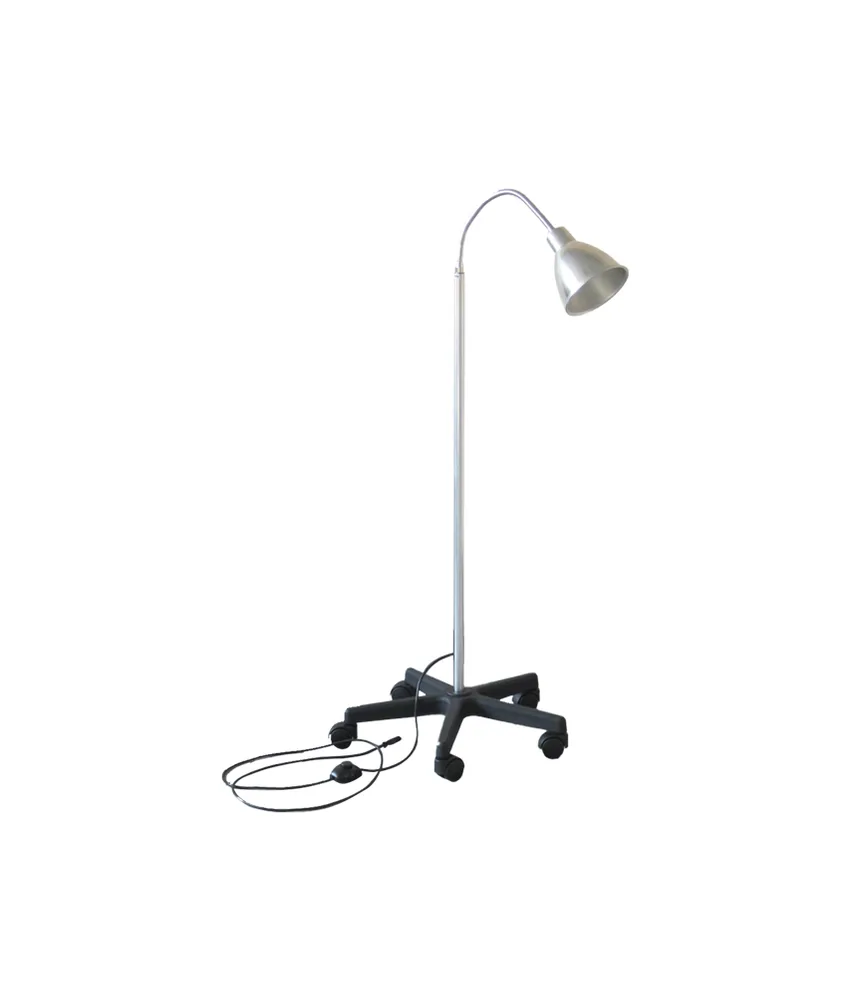 Lampada da studio, a cinque raggi - su rotelle di Ø 50 mm