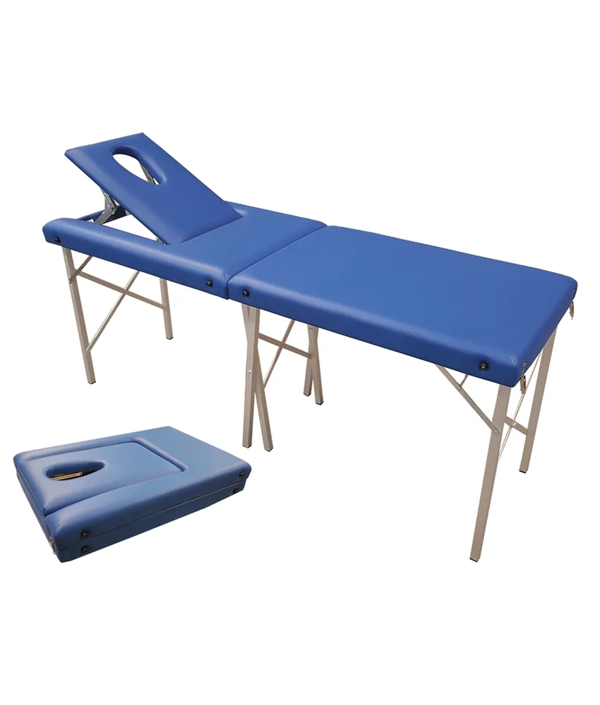 Lettino a valigia, 183 x 63 x h 76 cm - con foro