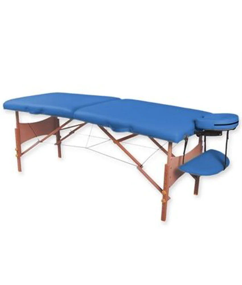 Lettino da messaggio pieghevole, a 2 sezioni - 185 x 70 x h 62/87 cm