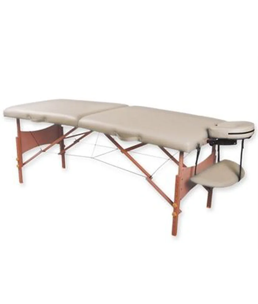 Lettino da messaggio pieghevole, a 2 sezioni - 185 x 70 x h 62/87 cm