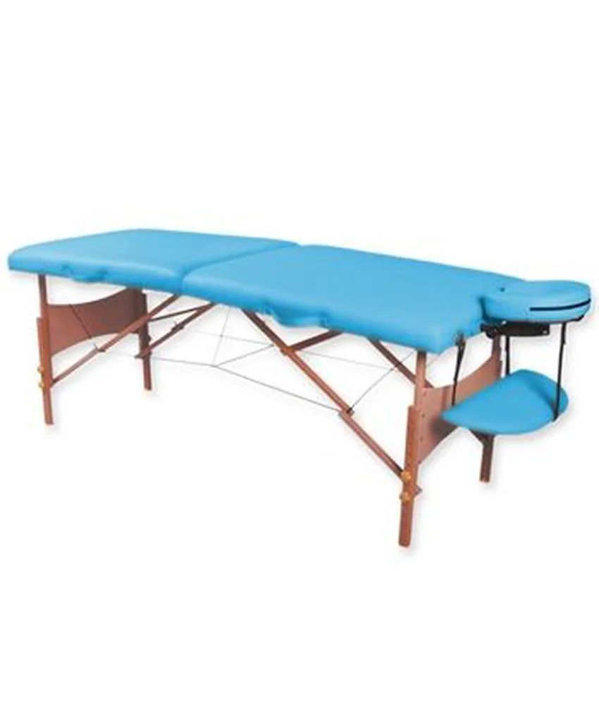 Lettino da messaggio pieghevole, a 2 sezioni - 185 x 70 x h 62/87 cm