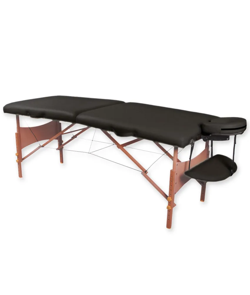 Lettino da messaggio pieghevole, a 2 sezioni - 185 x 70 x h 62/87 cm