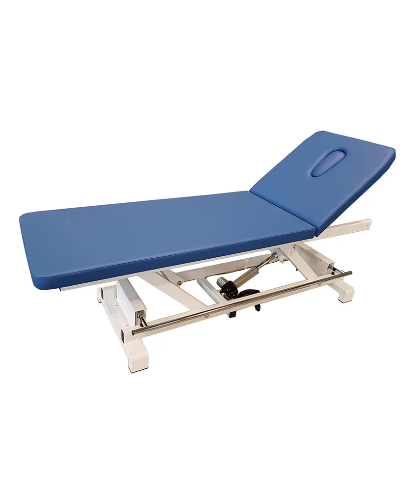 Lettino elettrico con barra perimetrale, 195x59,5xh 54-71 cm - capacità sollevamento: 135 kg