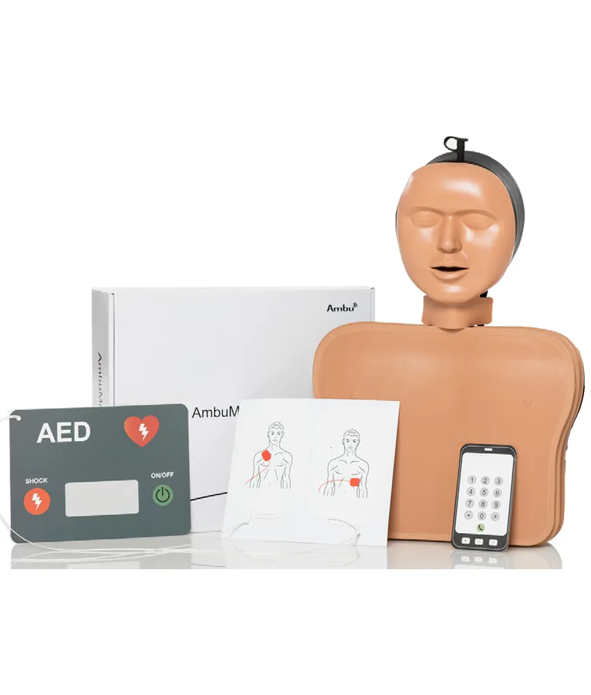 Manichini di addestramento AmbuManSchool, ventilazione bocca-bocca: SI