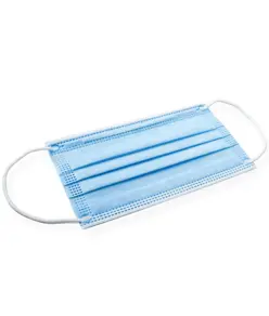 MASCHERINA CHIRURGICA FILTRANTE  3 VELI tipo IIR con elastici.Conf.10 pz