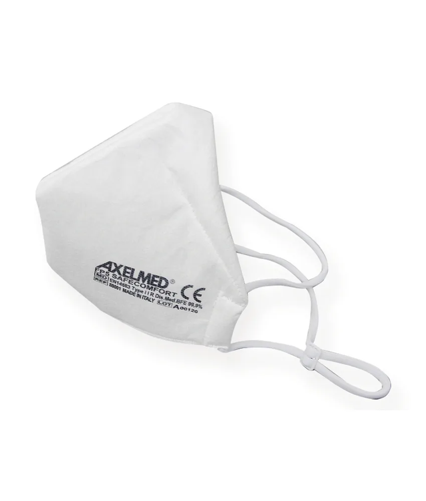 Mascherina professionale riutilizzabile SAFE COMFORT IIR, forma speciale del nasello - cinque strati di tessuto