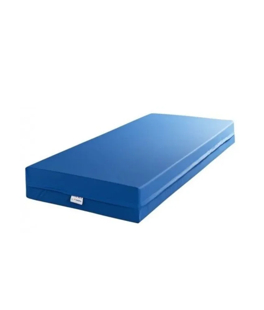 Materasso ignifugo, 190x68xh 8 cm - blu