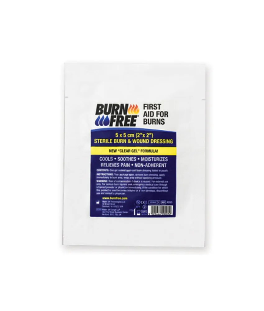 120 pezzi medicazioni Burnfree, 5 x 5 cm