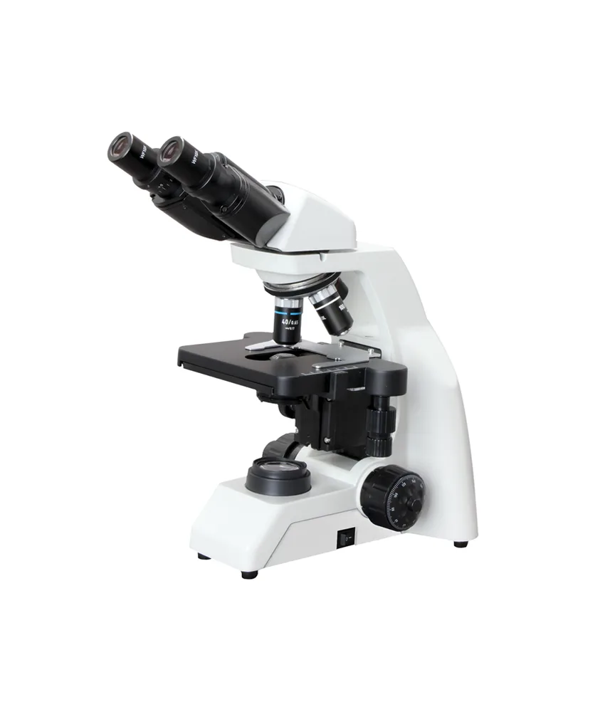 Microscopio biologico, da 40X a 1.600X - ottica a compensazione infinita