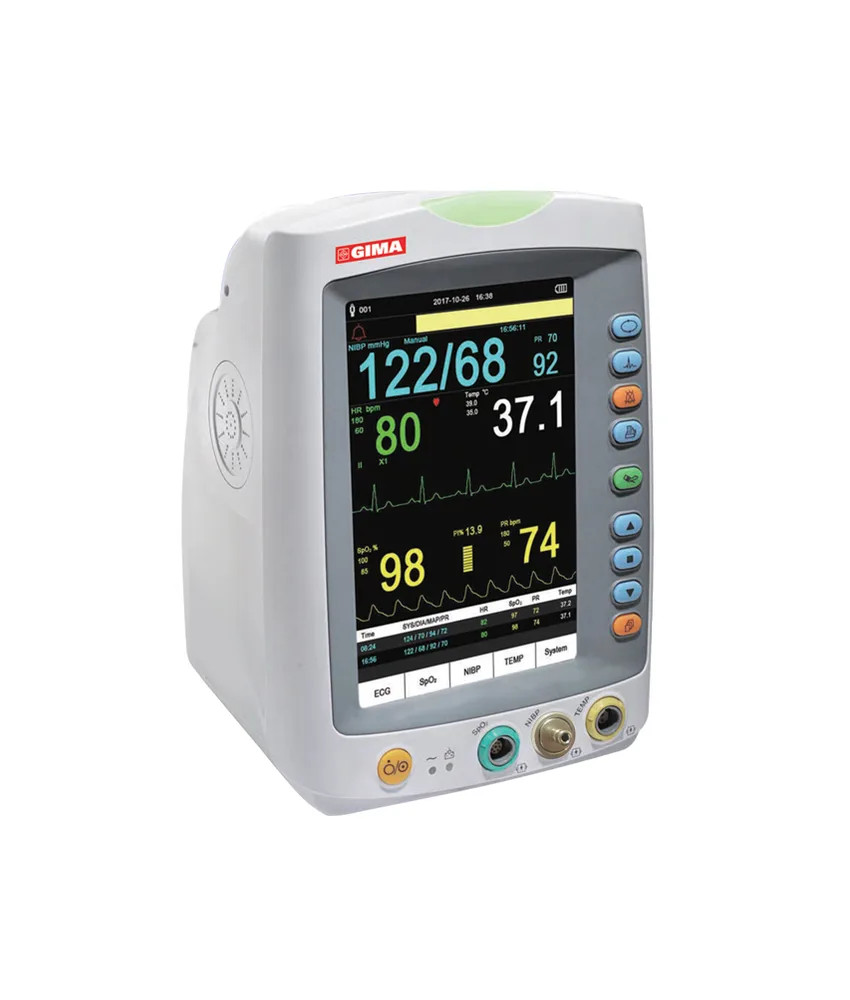 Monitor Gima Vital Plus, schermo tattile 7' ad alta risoluzione