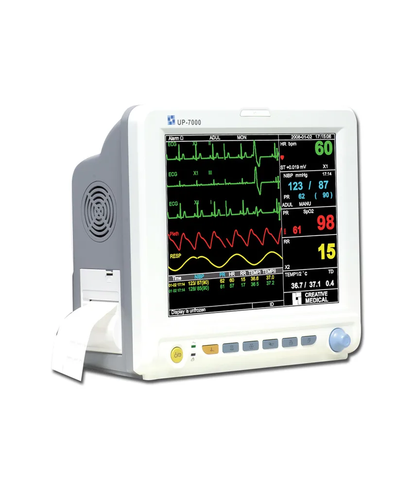 Monitor Multiparametrico UP 7000, display a colori TFT ad alta risoluzione 12,1''