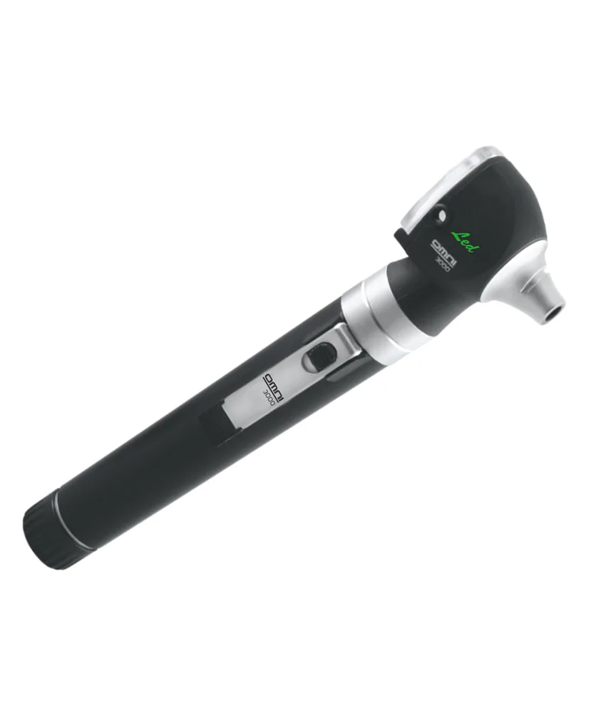 Otoscopio, con batteria - con manico ricaricabile