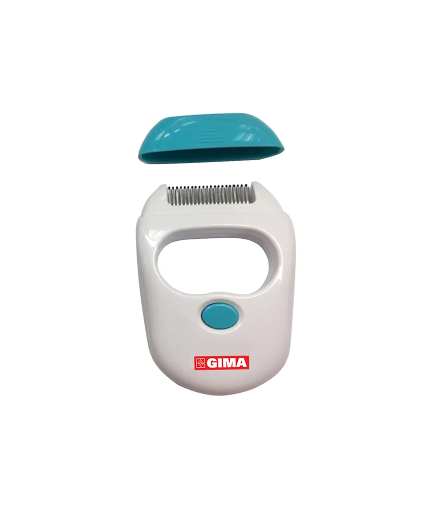 Pettine elettrico per pidocchi, per bambini e allergici - indicatore acustico e LED