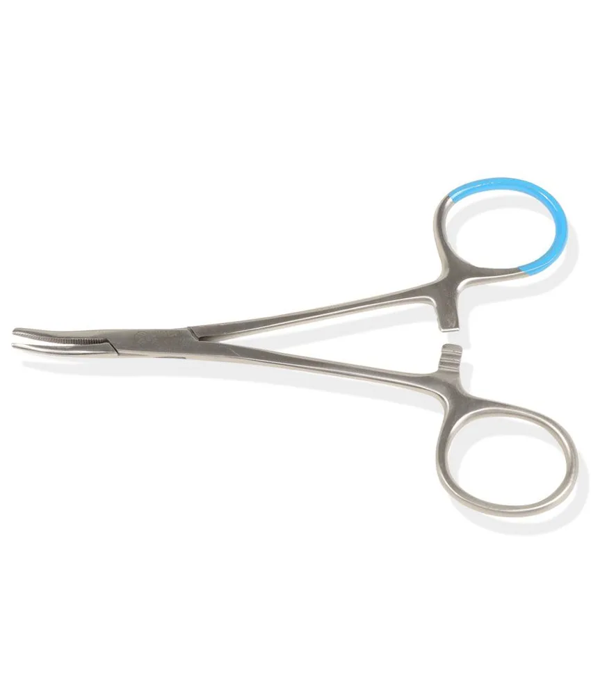 25 pezzi Pinza emostatica per arteria sterile monouso Halsted Mosquito, confezione da 25 pezzi - 12,5 cm