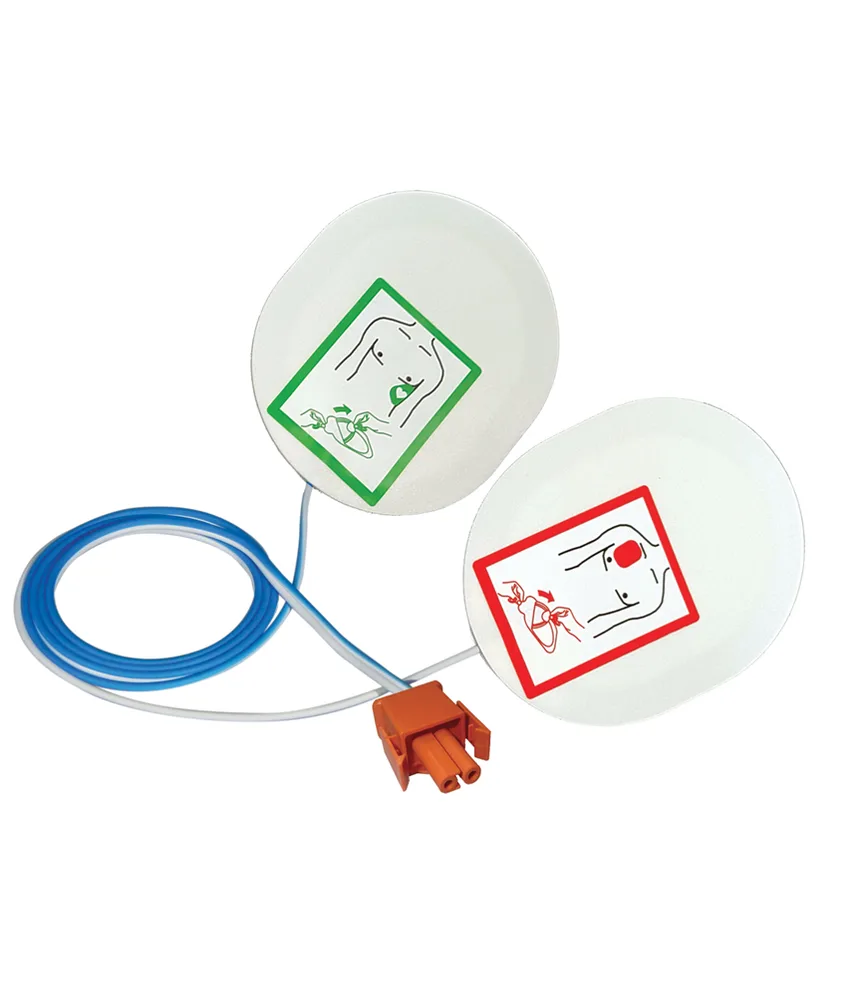 Placche per defibrillatore, kit da 2 pezzi - compatibilità con il marchio Nihon Kohden