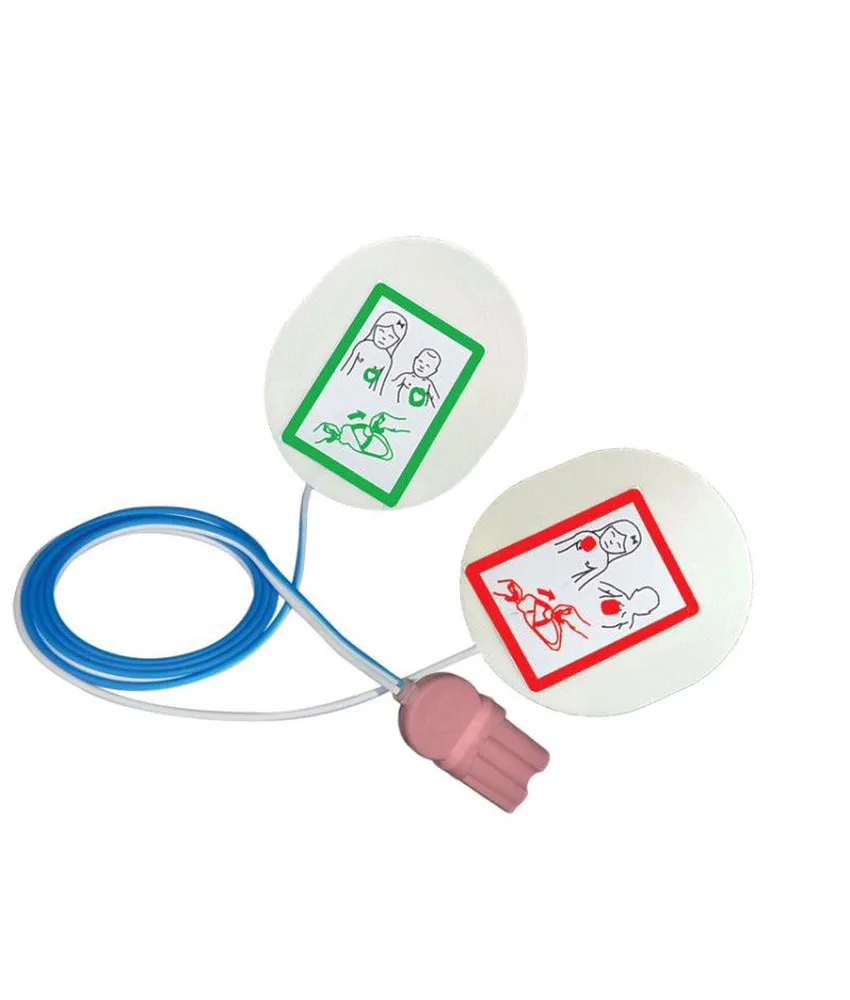 5 paia placche per defibrillatori, monouso