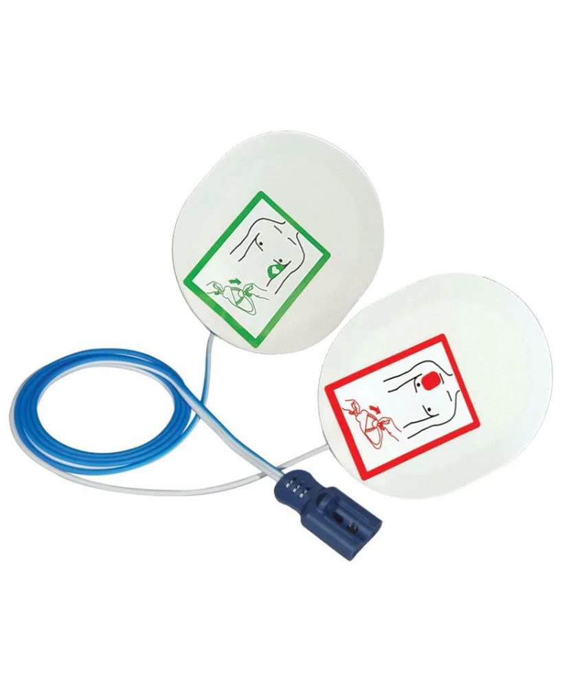 10 paia Placche per defibrillatori, per pazienti maggiori di 8 anni (25 kg)