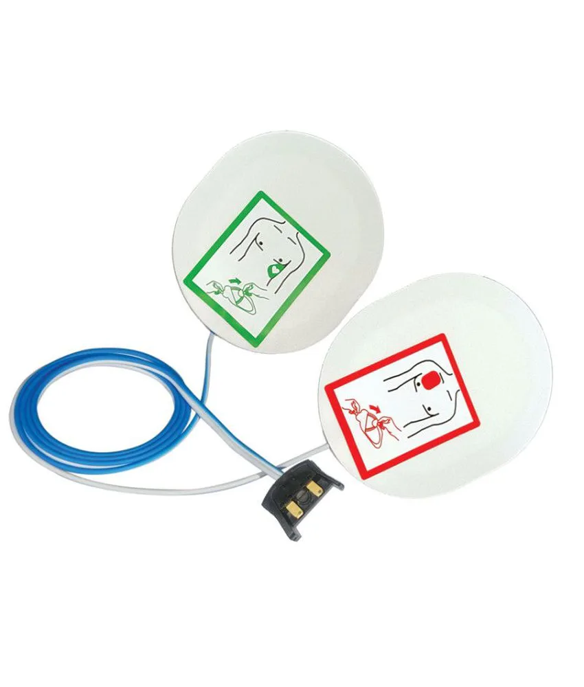 10 paia placche per defibrillatori, monouso