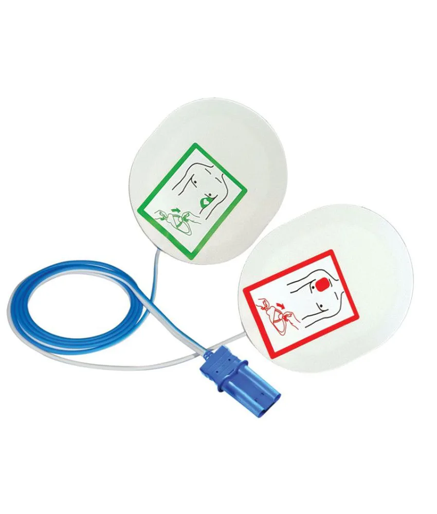 10 paia placche per defibrillatori, monouso