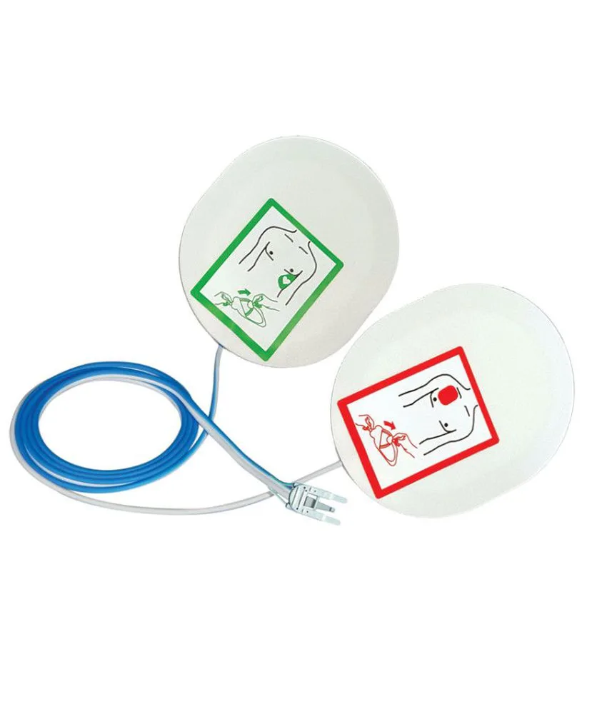 10 paia placche per defibrillatori, monouso