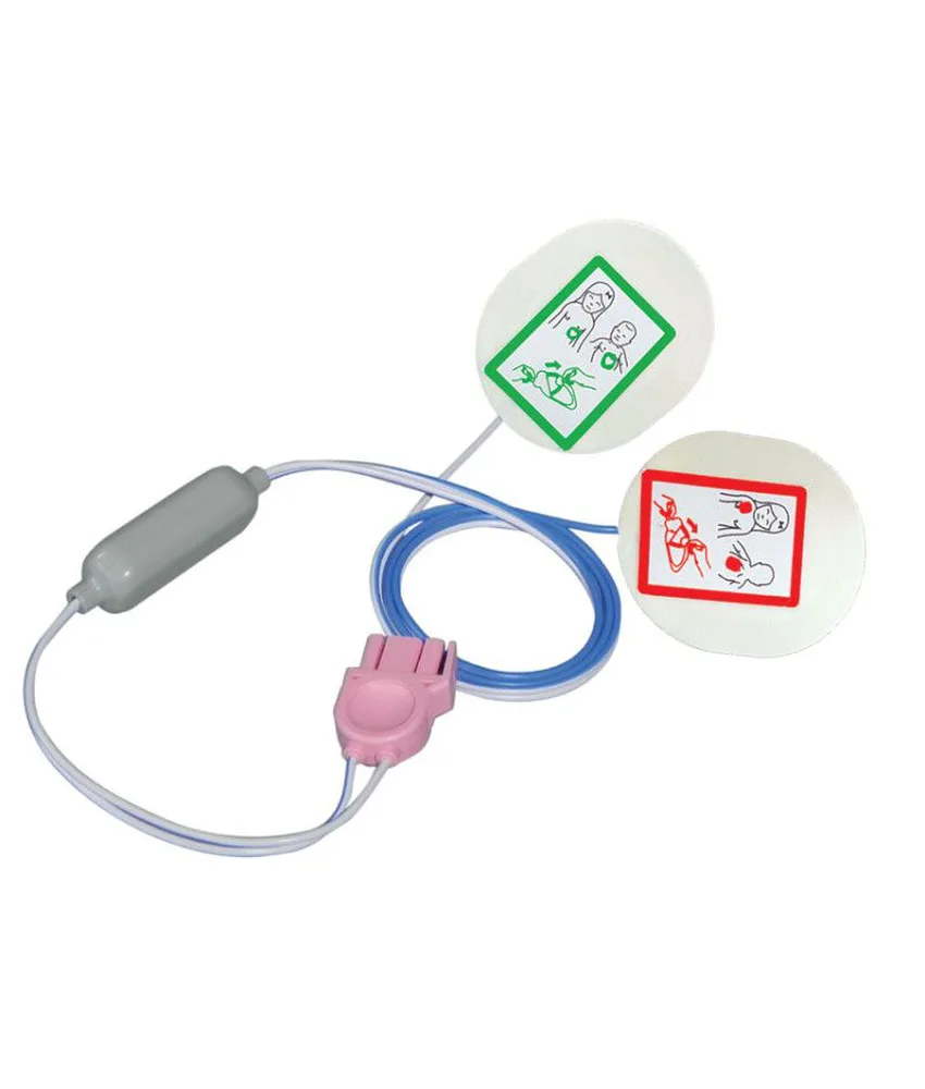 5 paia placche per i defibrillatori, monouso