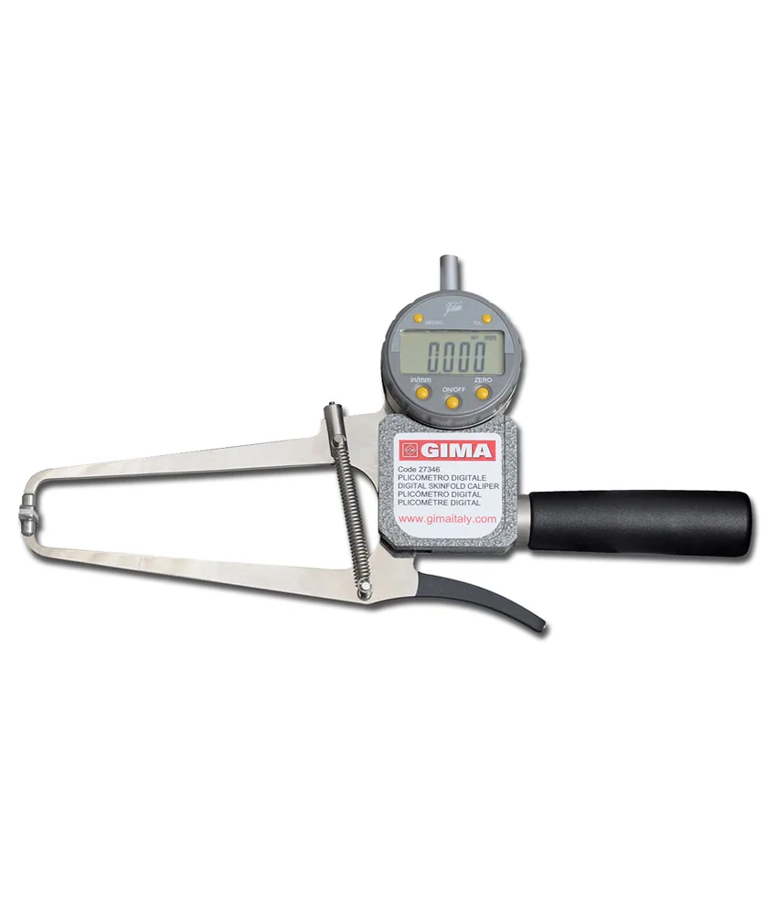 Plicometro professionale digitale, 0-12 mm - con cavo USB per trasferimento dati