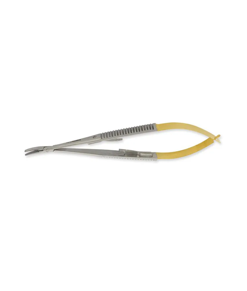 Porta aghi Castroviejo MICRO TC, 14 cm - punta liscia