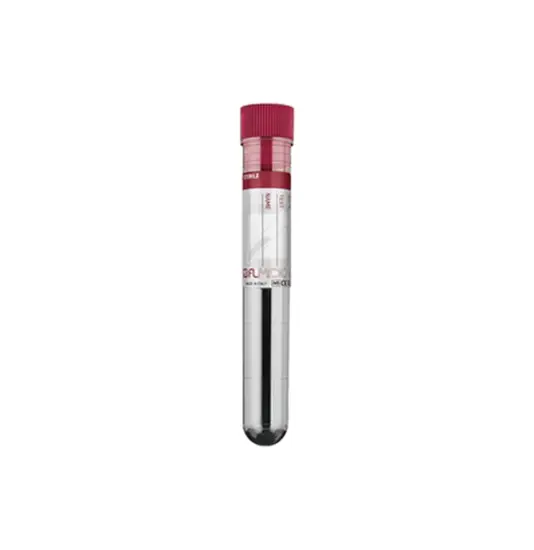 Provette sterili con tappo rosso
