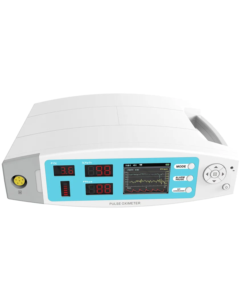Pulsoximetro OXY-200, con monitor e batteria
