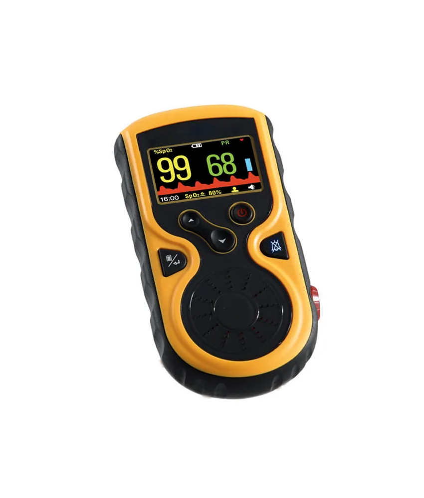 Pulsoximetro portatile OXY-100, allarmi visivi e sonori programmabili