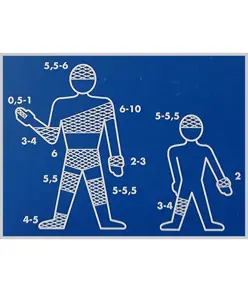 Rete tubolare per mano/gomito/braccio Poly Surgifix