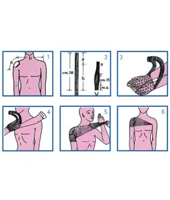 Rete tubolare per spalla/corpo/schiena Poly Surgifix