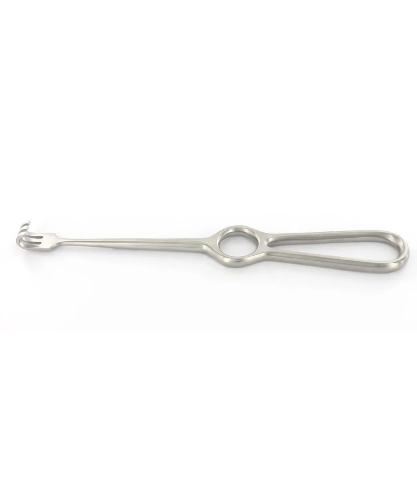 Retrattore 3 denti Volkman, 22 cm - varie punte