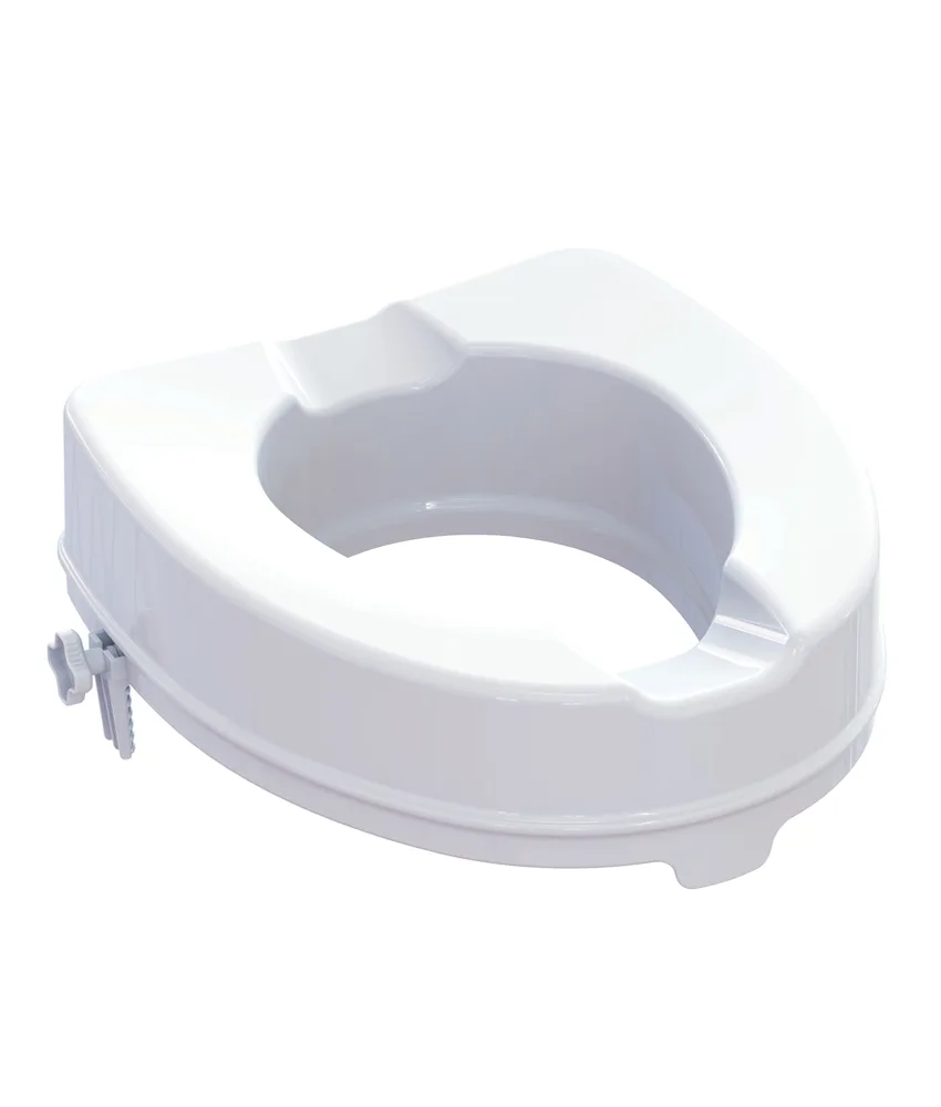 Rialzo WC, altezza: 10 cm - sistema di fissaggio laterale