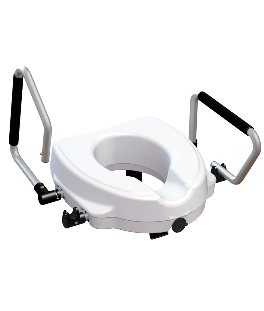 Rialzo WC, altezza 12,5 cm - a vite davanti e dietro