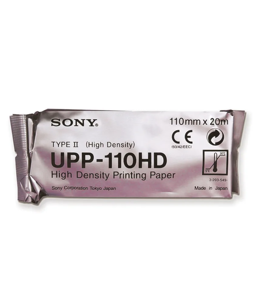 10 rotoli di carta Sony UPP-110HD, dispositivo medico classe I