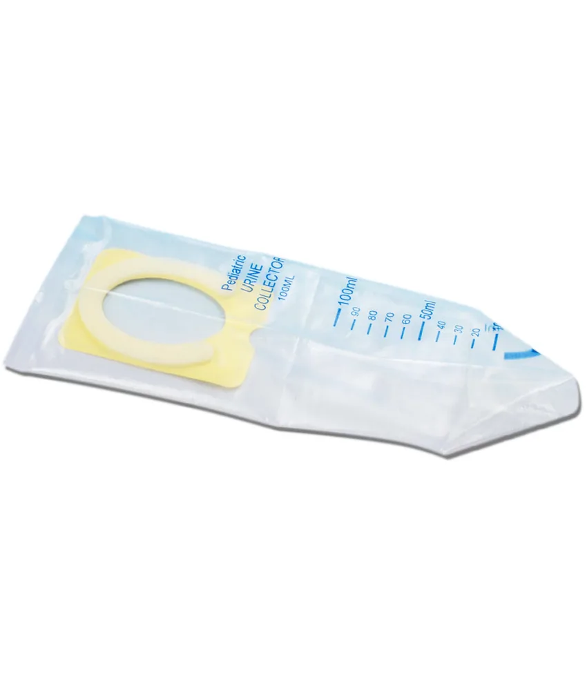 100 pezzi Sacca urina pediatrica per bambini e bambine, confezione da 100 pezzi - 100 ml