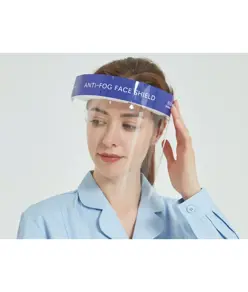 Schermo facciale antiappannante monouso