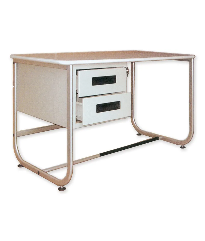 Scrivania con 2 cassetti, 130 x 71 x h 80 cm