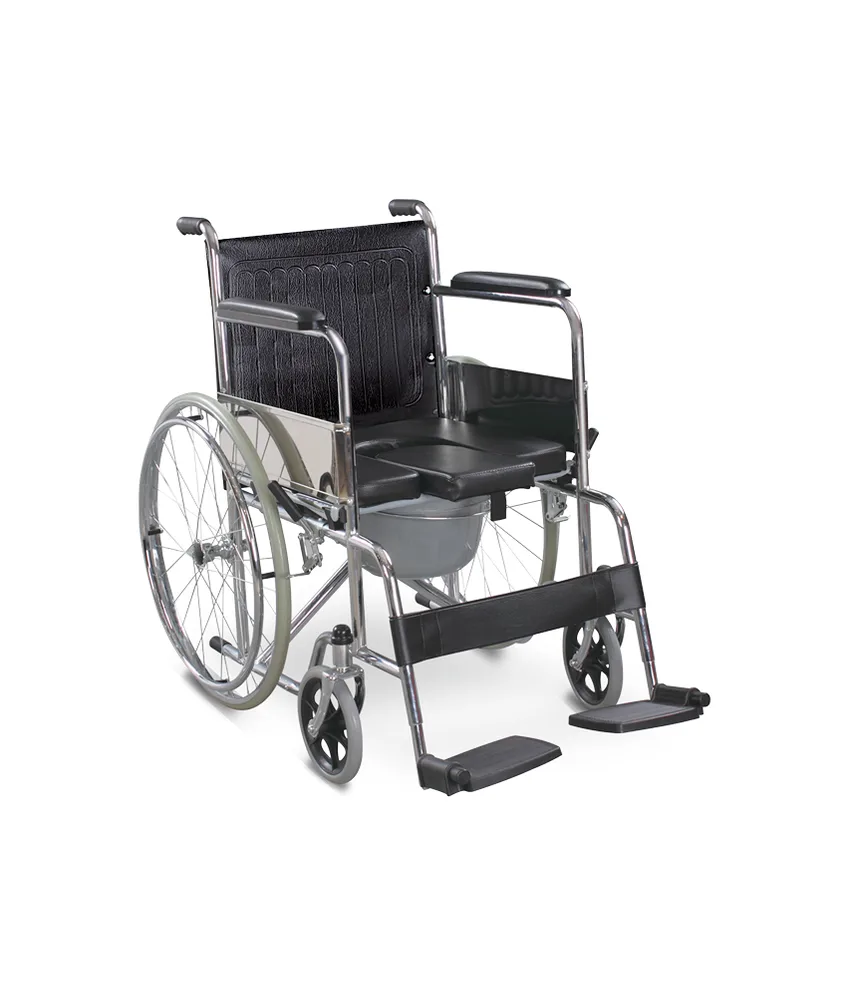 Sedia a rotelle, portata massima: 100 kg - diametro ruote posteriori: 58 cm